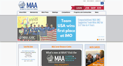 Desktop Screenshot of maa.org